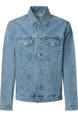 Pepe Jeans Giacca Regular, (Denim-NC9), L Uomo