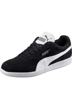 PUMA ICRA Trainer SD, Low Top Sneaker Unisex-Adulto, Black-White, 47 EU