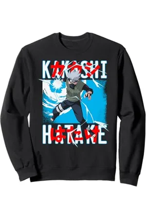 Naruto Shippuden Kakashi Lanciando Lightning Anime Felpa