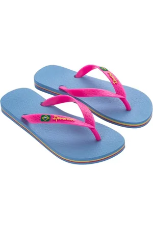 Ipanema CLAS Brasil II Fem, Infradito Donna, Blu/Rosa, 37 EU