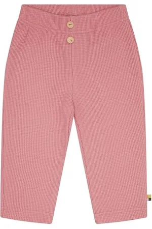 loud + proud Waffelstruktur, GOTS-Zertifiziert Pantaloni, , 74-80 cm Bambina