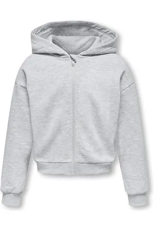 ONLY & Kids Zip Hood Swt Kogfave L/S-Felpa con Cappuccio e Cerniera, , 158-164 Donna