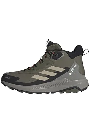 adidas Terrex Anylander Mid Rain.RDY Hiking Shoes, Scarpe da Trekking Uomo, Olive Strata/Wonder Beige/Core Black, 40 2/3 EU