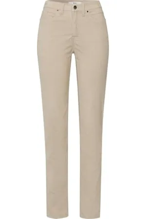 Brax Stile Mary Structure Velvet Pantaloni, , 34W x 30L Donna