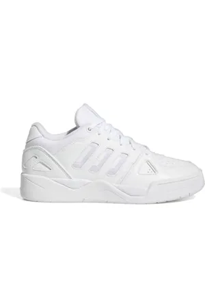 adidas Midcity Low Shoes, Scarpe da Basket Uomo, Cloud White/Cloud White/Grey One, 44 2/3 EU