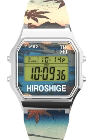 Timex Orologio Digitale al Quarzo Unisex-Adulto con Cinturino in Plastica TW2W25300