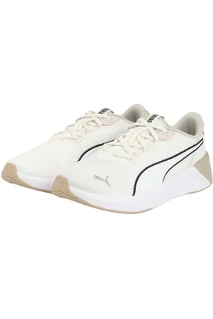 PUMA SOFTRIDE Harli Wns Hybrid Skins, Scarpe per Jogging su Strada Donna, Warm White-Desert Dust, 38.5 EU