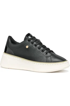 Geox D SUNNETTY A, Scarpe da Ginnastica Donna, Black, 37 EU