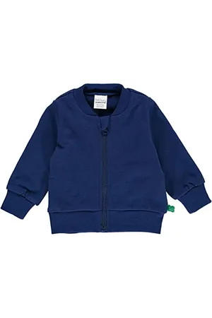Green Cotton Felpa con Zip per Neonato Cardigan Maglione, , 6 Mesi Bimbo