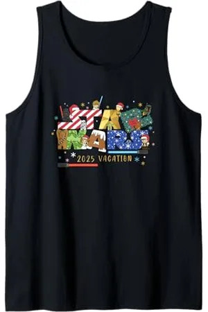 STAR WARS Christmas Group Shot Cute Kanji Big Chest Logo Canotta