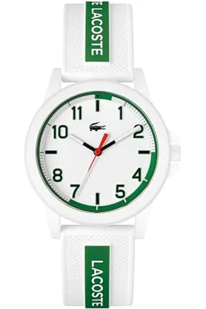 Lacoste Orologio Analogico al Quarzo per i Giovani Collezione RIDER con Cinturino in Silicone Bianco - 2020140