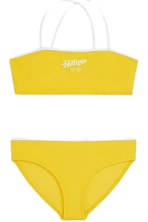 Tommy Hilfiger Bralette Set UG0UG00789 Brassière, (Primary ), 10-12 Years Bambine e Ragazze