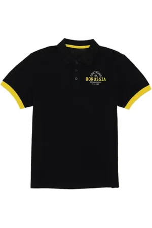 Borussia Dortmund BVB Poloshirt Schwarz Explorer Polo, , S Uomo