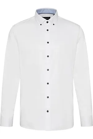Bugatti 9350-58613a Camicia, , XL Uomo