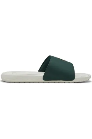 PUMA Cool Cat 2.0 GREENSIDE, Sandali a Ciabatta Unisex-Adulto, Dark Myrtle-Warm White, 44.5 EU