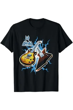 Def Leppard Tour di chitarra esclusivo ufficiale di Amazon 2025 Maglietta