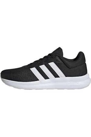 adidas Lite Racer 4.0 Shoes, Scarpe Uomo, Core Black/Cloud White/Grey Five, 45 1/3 EU