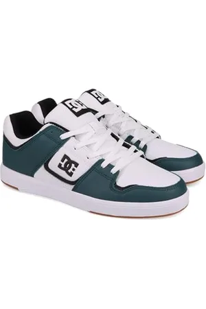 Dcshoes Dc Cure, Scarpe da Ginnastica Uomo, Bianco, Nero, Verde, 46 EU