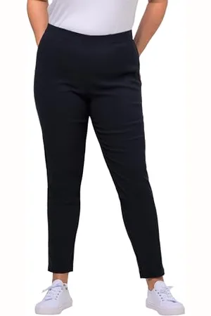 Ulla Popken Bengalinhose Slim, Sienna Pantaloni, (Blau 77), 45W / 32L Donna