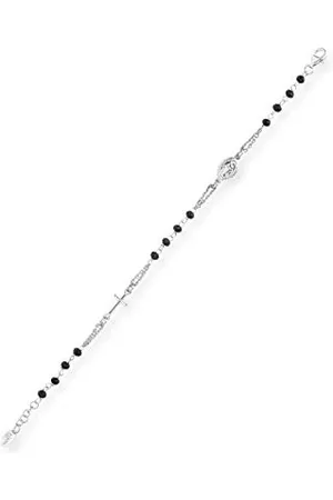 AMEN Bracciale in argento 925 Collezione Rosari Bracciale, Argento, Cristallo, Argento, Cristallo