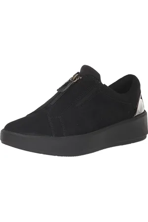 Clarks Sneaker Layton Rae Donna, Nero/Camoscio Nero, 42 EU