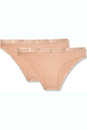 Emporio Armani Iconic Microfiber 2-Pack Brief Underwear, , XL Women