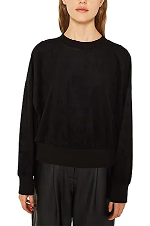 ESPRIT 129cc1f010 Camicia, (Black 001), Large Donna