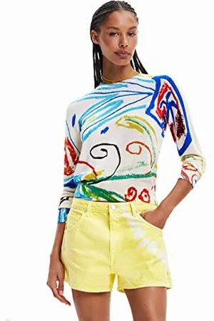 Desigual JERS_Henry 1001 Maglia di Tuta, , S Donna