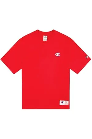 Champion Legacy Retro Sport (220330) -SS T-Shaped V-Neck T-Shirt, (CRD), S Uomo