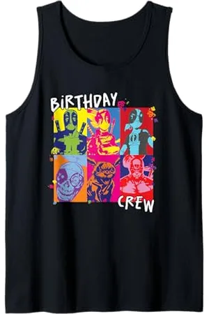 Marvel Deadpool Corps Birthday Crew Matching Birthday Party Canotta