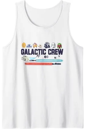 STAR WARS Galactic Crew Group Shot Big Chest Logo Canotta
