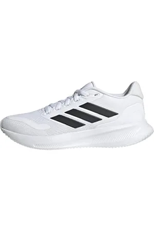 adidas RUNFALCON 5 Shoes Junior, Scarpe da Corsa, Cloud White/Core Black/Core Black, 36 EU