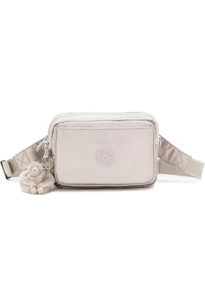 Kipling ABANU MULTI Piccola borsa a tracolla trasformabile in marsupio, (Argento)