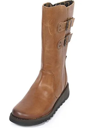 Fly London Suli rug, Stivali Donna, Marrone (Camel), 36 EU