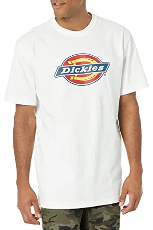 Dickies Maglietta da Uomo con Logo a Tre Colori a Maniche Corte Grande e Alto, , XL