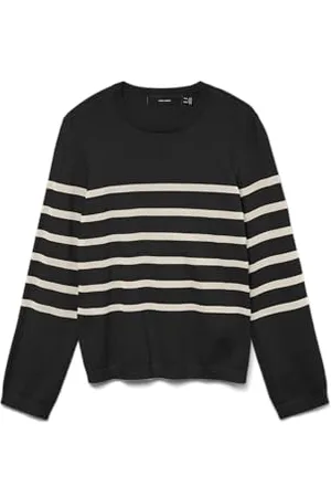 VERO MODA Vmsaba Plain LS O-Neck Pullover Ga Noos Maglione, , M Donna