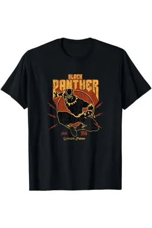 Marvel Black Panther Action Since 1966 Retro Vintage Maglietta