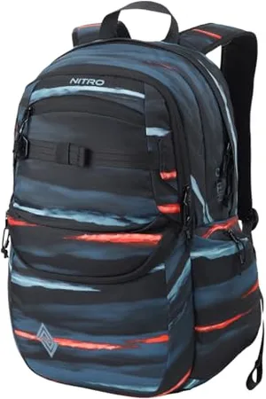 Nitro Future Hero Zaino Scuola con Organizer Schoolbag Daypack con scomparto per laptop da 17 pollici, , 35 L, Casual