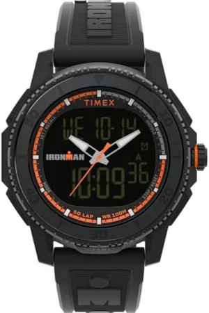 Timex Orologio Analogico-Digitale al Quarzo Uomo con Cinturino in Plastica TW2W53600