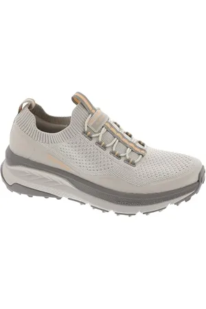 Skechers Interruttore Indietro, Scarpe da Ginnastica Donna, Naturale, 38 EU