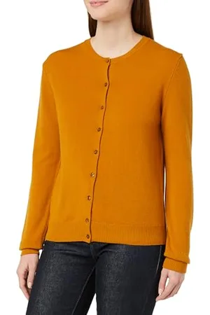 Benetton Maglia Coreana M/L 1002d5485, Maglione Cardigan Donna, , XS