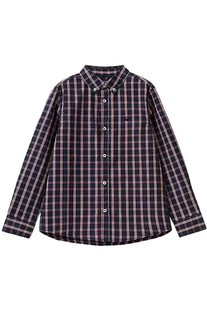 Benetton Camicia 5du6cq00r, Camicia Bambini e ragazzi, Blu 94U, EL