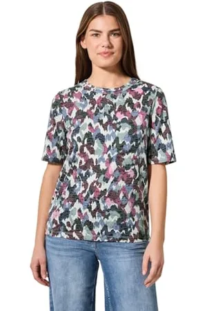 CECIL B323356 T-Shirt, , XS Donna