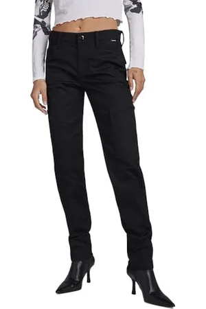 G-Star Donna Slim Cargo Pants, (dk black D23572-C072-6484), 25W / 30L