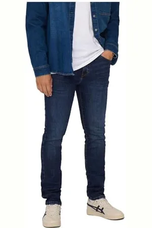 Only & Sons Onsloom Slim D. Blue 6749 DNM Noos, , 32W x 32L Uomo
