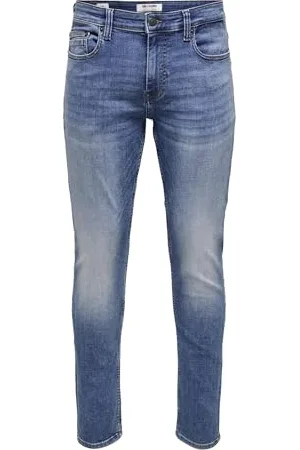 Only & Sons Onsloom Slim Jax MBD 9137 Dcc DNM Noos Jeans Fit, , 36W x 34L Uomo