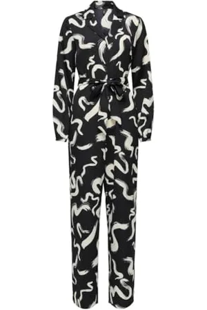 ONLY Onlnova Life Elite L/S Zira Jumpsuit Tuta Intera, , L Donna