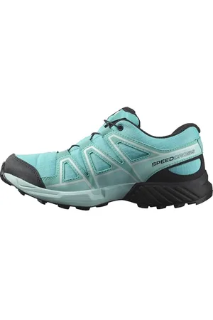 Salomon SPEEDCROSS WATERPROOF, Scarpe Unisex - Bambini e ragazzi, Blue Curacao / Black / Iced Aqua, 37 EU