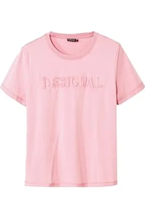 Desigual Maglietta da Donna a Maniche Corte T-Shirt, Colore: