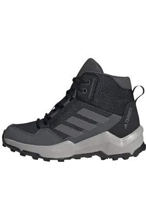adidas Terrex AX4R Mid Hiking Shoes, Scarpe da Trekking, Core Black/Grey Four/Grey Six, 28.5 EU